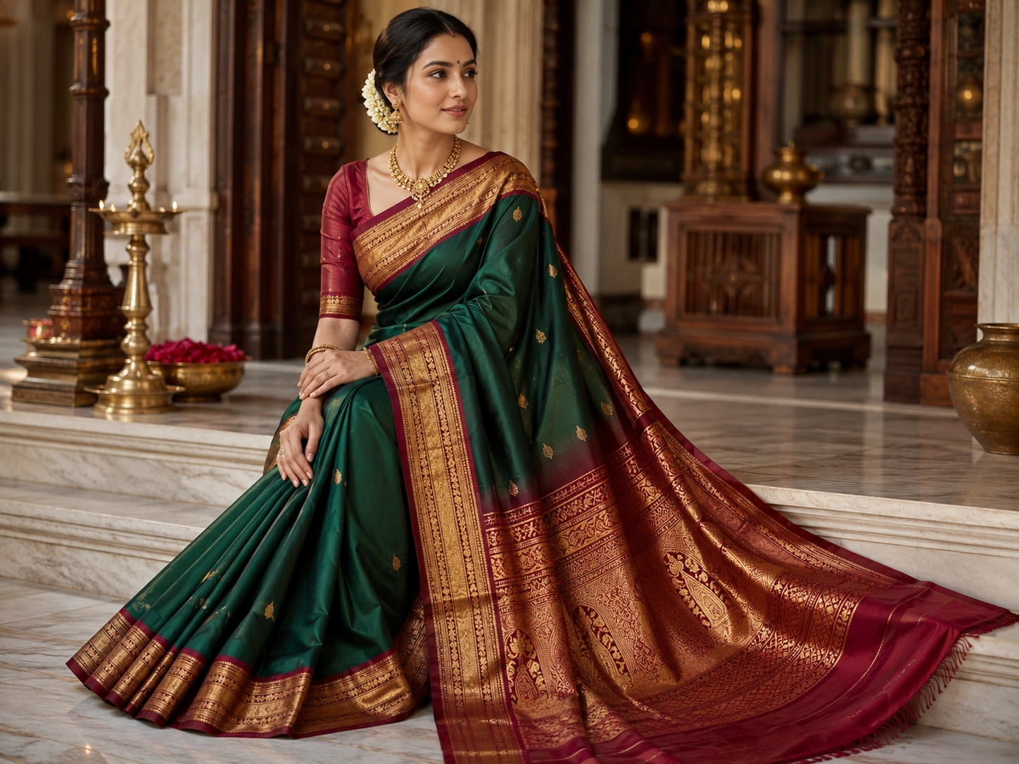 Gadwal Silk Saree