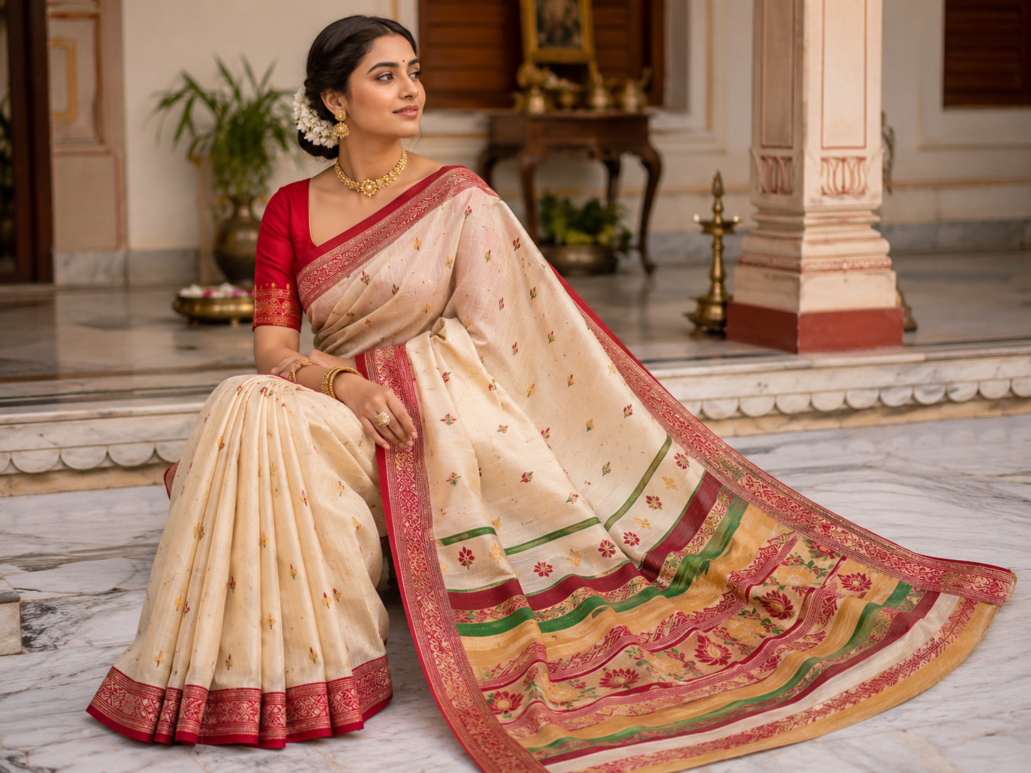 Premium Cotton Saree