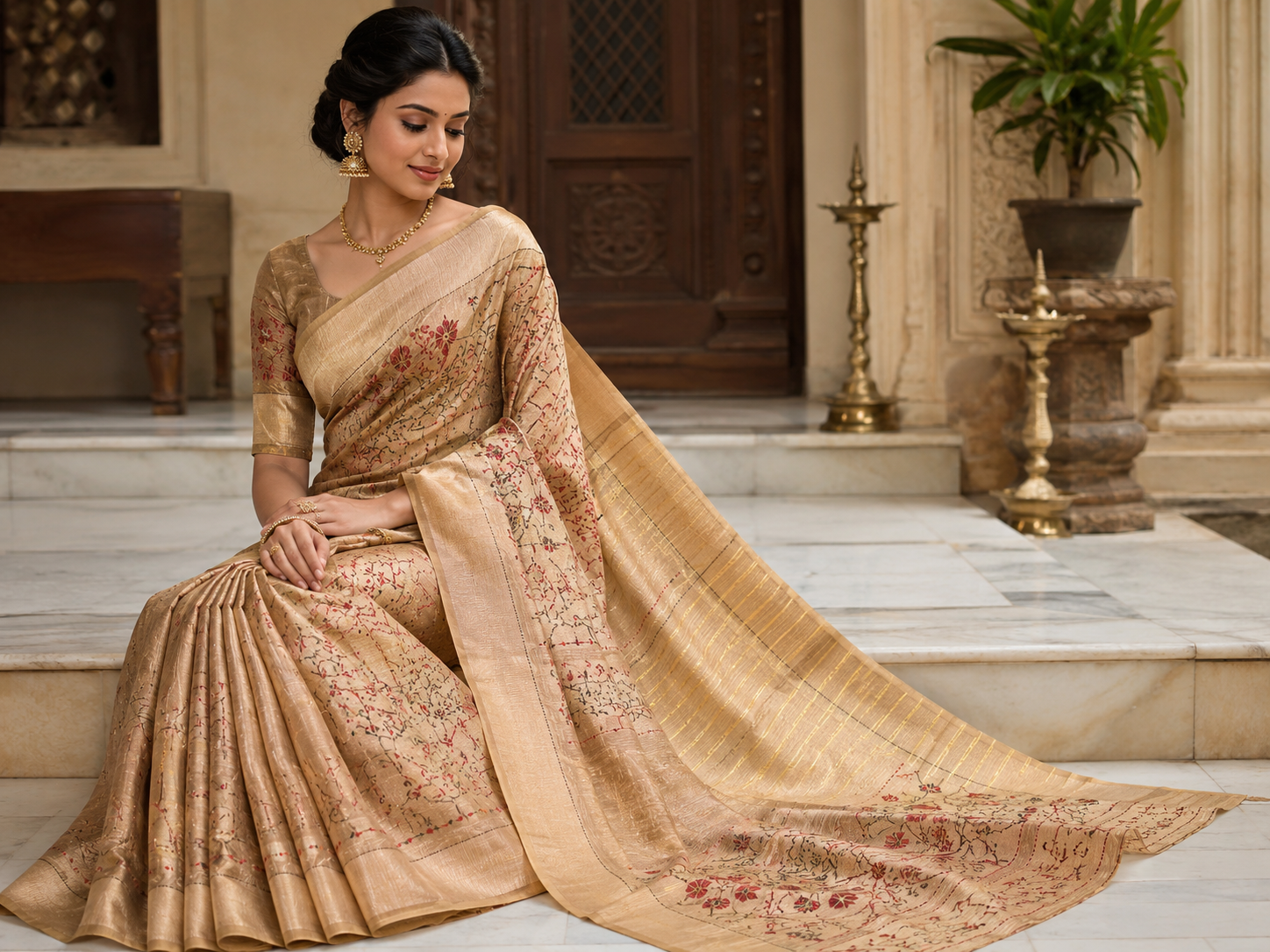 Tussar Silk Saree